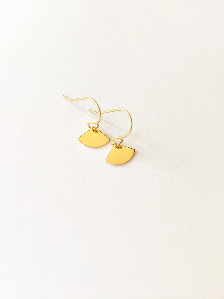 Mini Gold Sensu Earrings